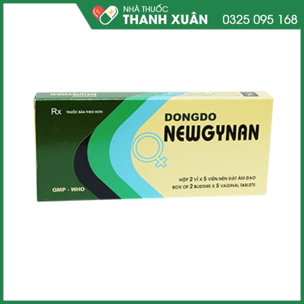Dongdo Newgynan Thuốc đặt âm đạo điều trị viêm nhiễm